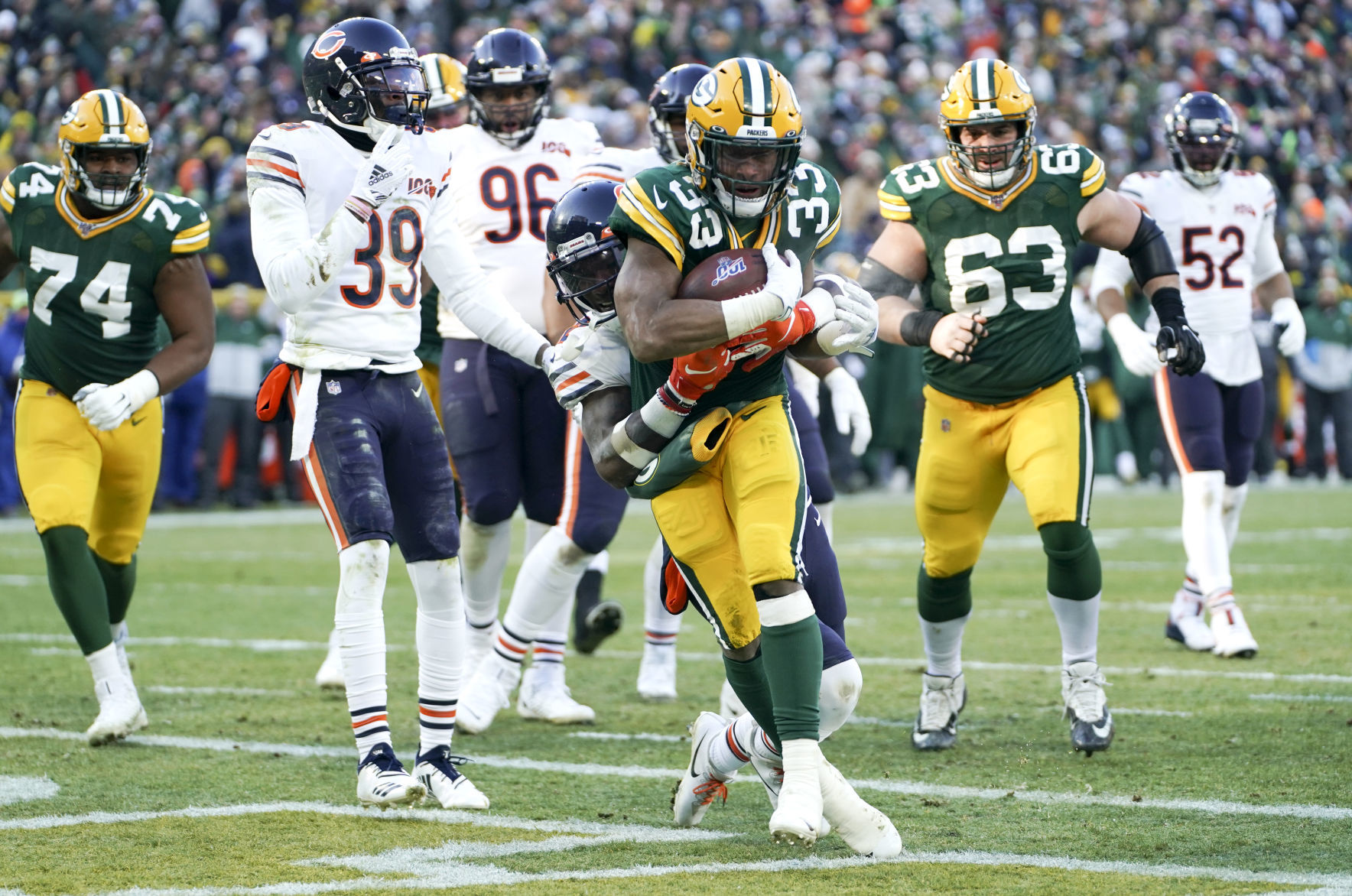 Packers 21, Bears 13